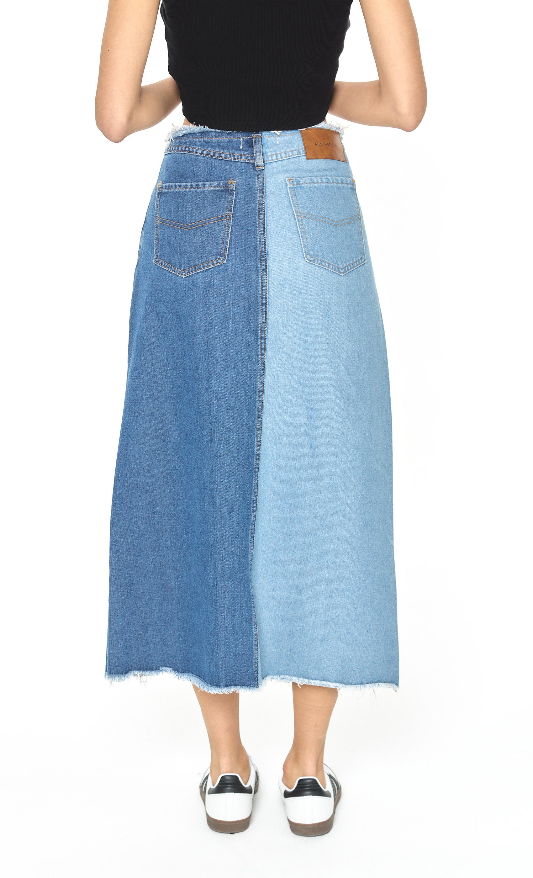 Free People Come As You Are Skirt - Denim Skirt - Mid-Rise Skirt - Lulus